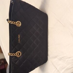 Black Calvin Klein Purse chain straps, new with tags.